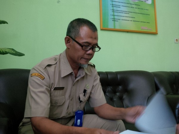 Kabid Bimbingan dan Bantuan Sosial Dinsos Kab. Wonogiri Urip Budi Santoso